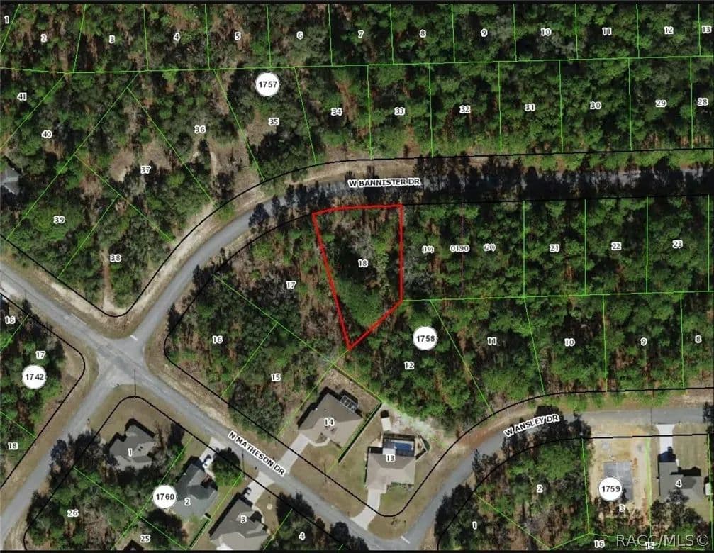 Property from 968 W Bannister Drive - KW - Citrus Springs, Florida, 34434