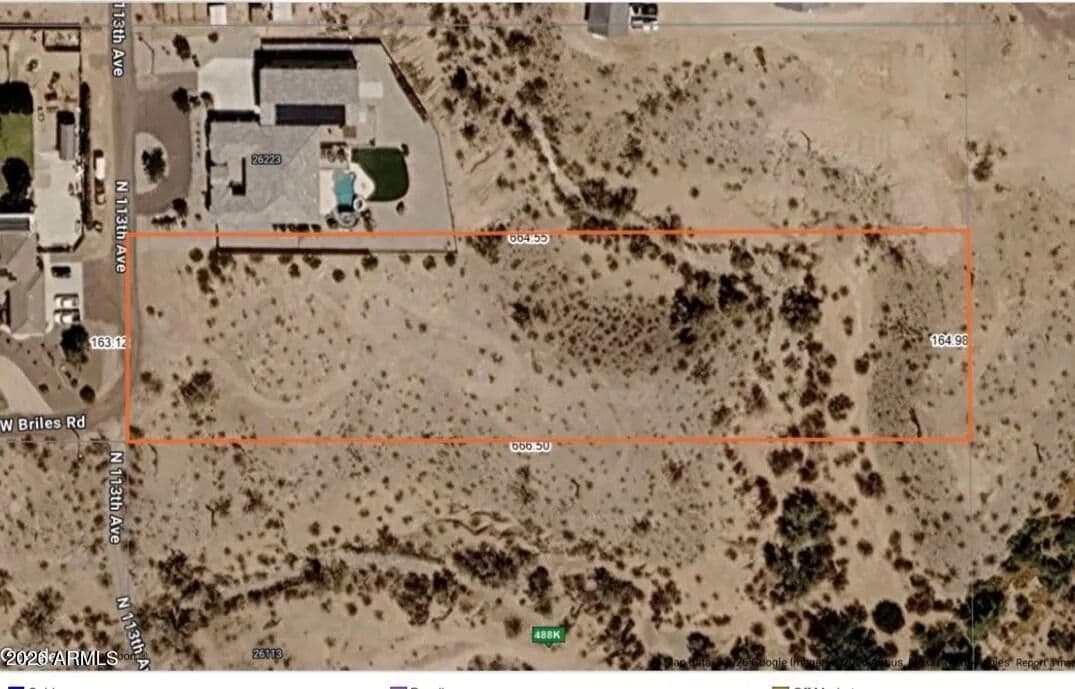 2.5 Acres of Land for Sale in Peoria, AZ - Peoria, Arizona, 85383