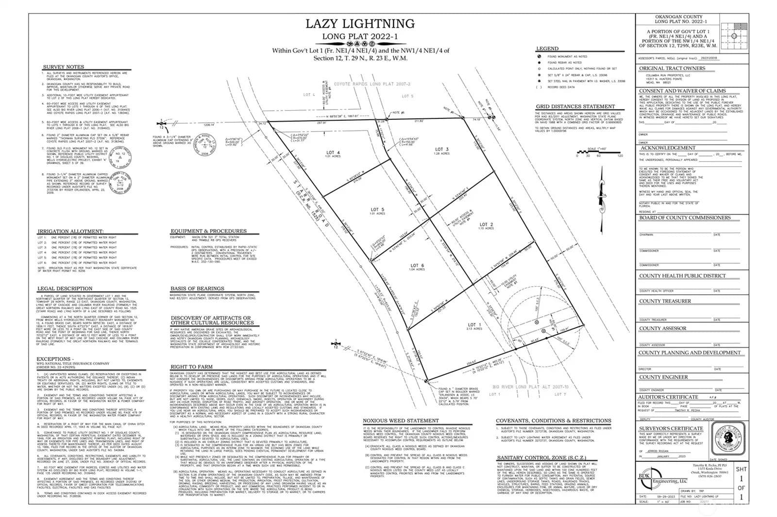 Land -Single Family Acreage in Pateros - Pateros, Washington, 98846