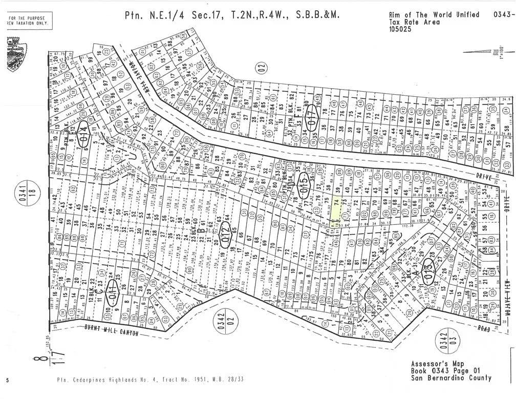 Vacant Land in Cedarpines Park - Cedarpines Park, California, 92322