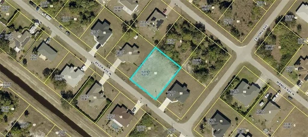 Property from 2024 Xelda AVE N - KW - Lehigh Acres, Florida, 33971