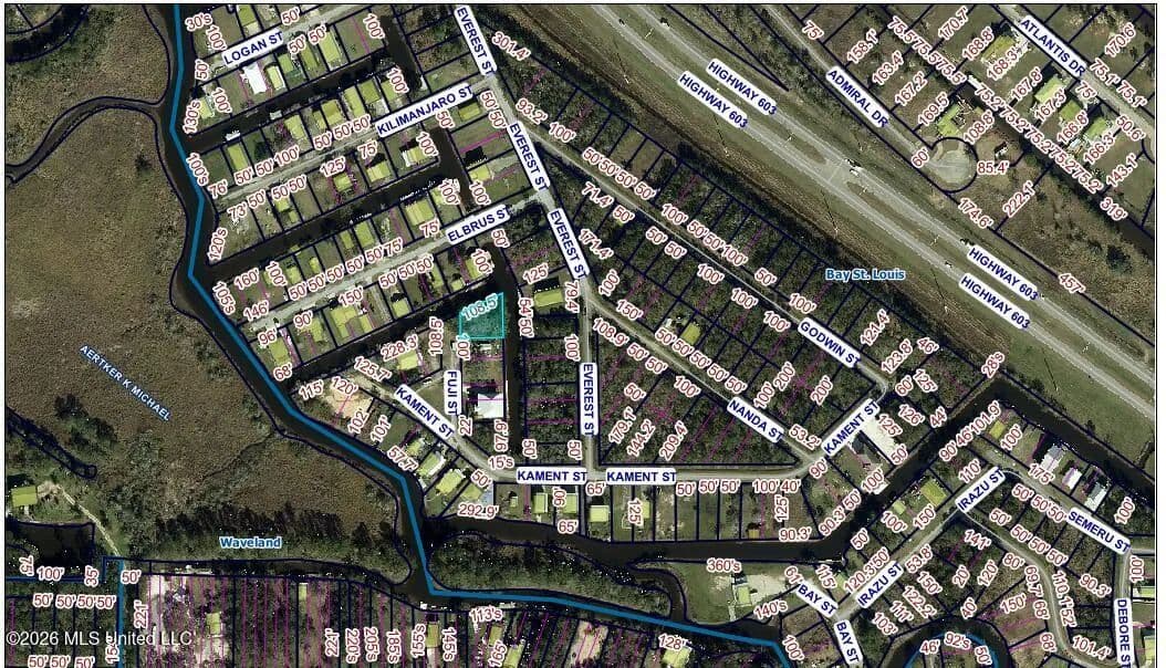Property from Na Fuji Street - KW - Bay Saint Louis, Mississippi, 39520