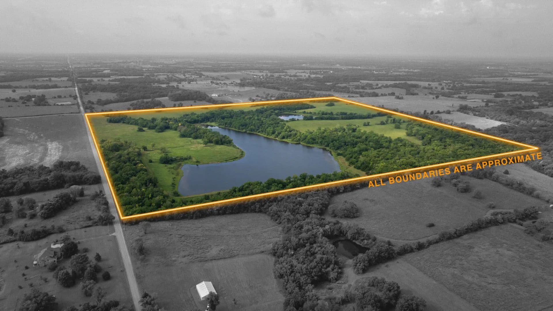 Premier Recreational Land with Lake in Miami County, Kansas for Sale - 160 Acres - Paola, Kansas, 66071