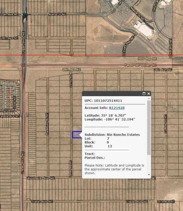 Land -Single Family Acreage in Rio Rancho - Rio Rancho, New Mexico, 87144