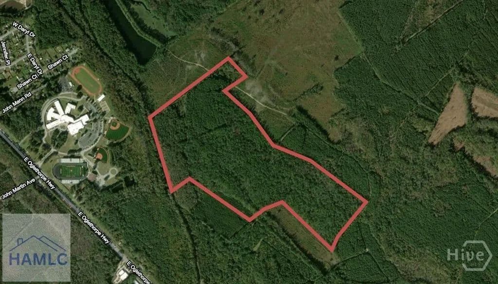 Property from 0 McIntosh Lake Road - KW - Hinesville, Georgia, 31313