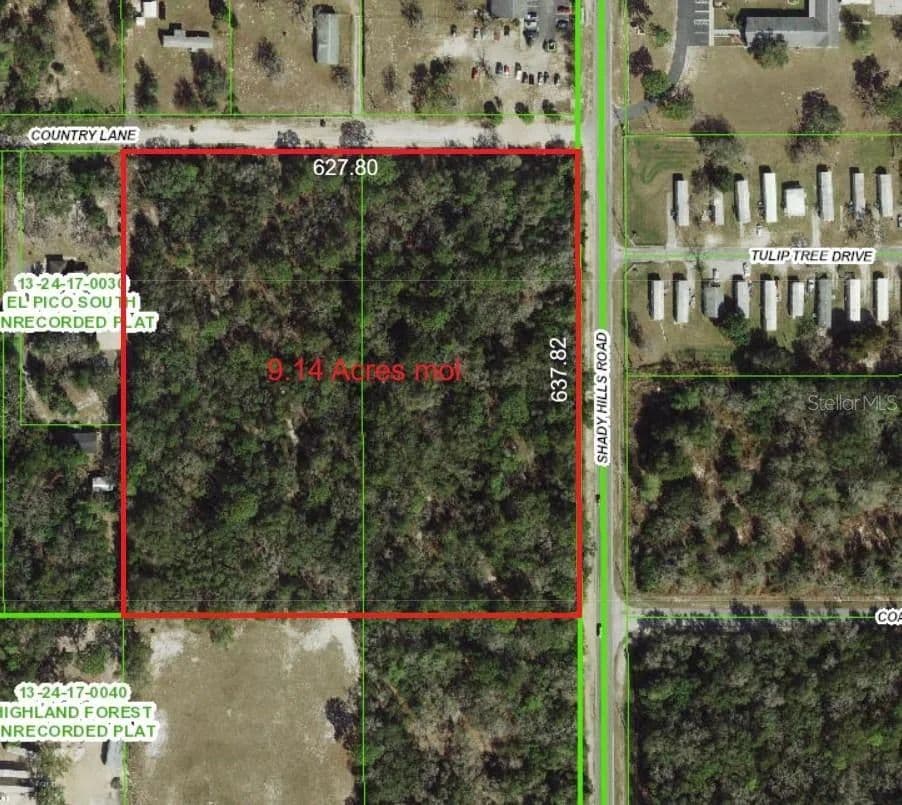 Property from SHADY HILLS ROAD - KW - Spring Hill, Florida, 34610