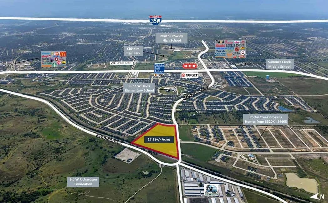 17.28+/- Acres | Commercial Site | Fort Worth - Fort Worth, Texas, 76036