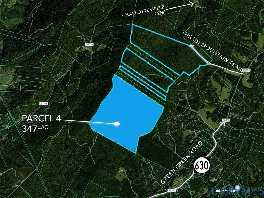 Property from 0 Shiloh Mountain Trail - KW - Schuyler, Virginia, 22969