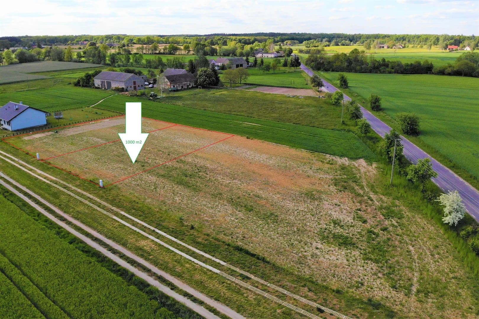 Uzbrojona działka budowlana 1000 m2! Grzebienisko! - land for sale