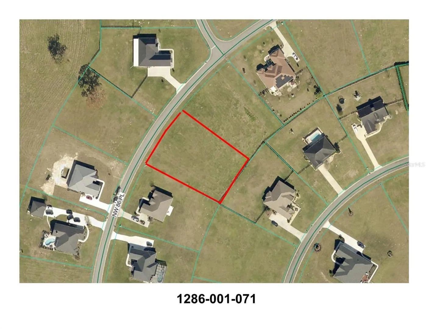 Property from NW 86TH PLACE - KW - Ocala, Florida, 34475