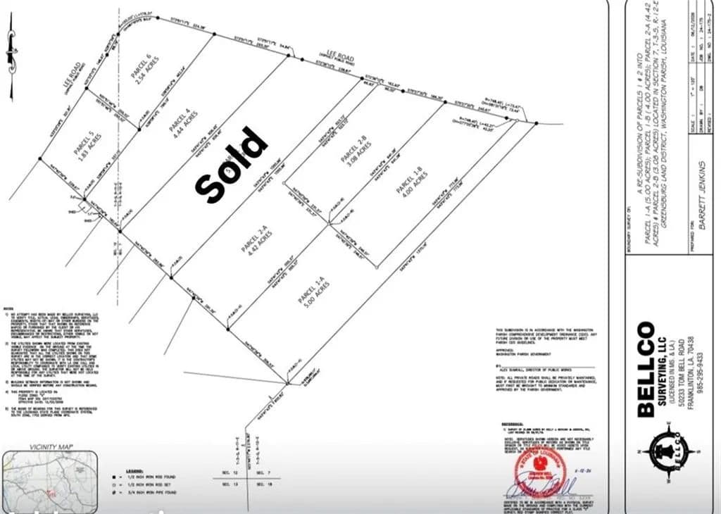 4.42 Acres of Land for Sale in Franklinton, LA - Franklinton, Louisiana, 70438