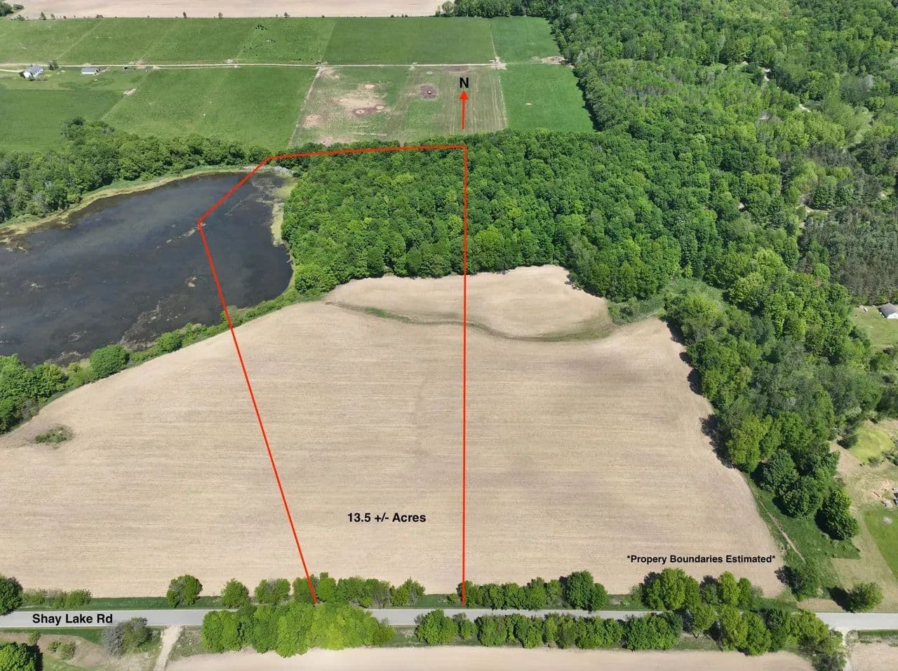 13.5 Scenic Acres Buildable and Tillable, Kingston MI - Kingston, Michigan, 48741