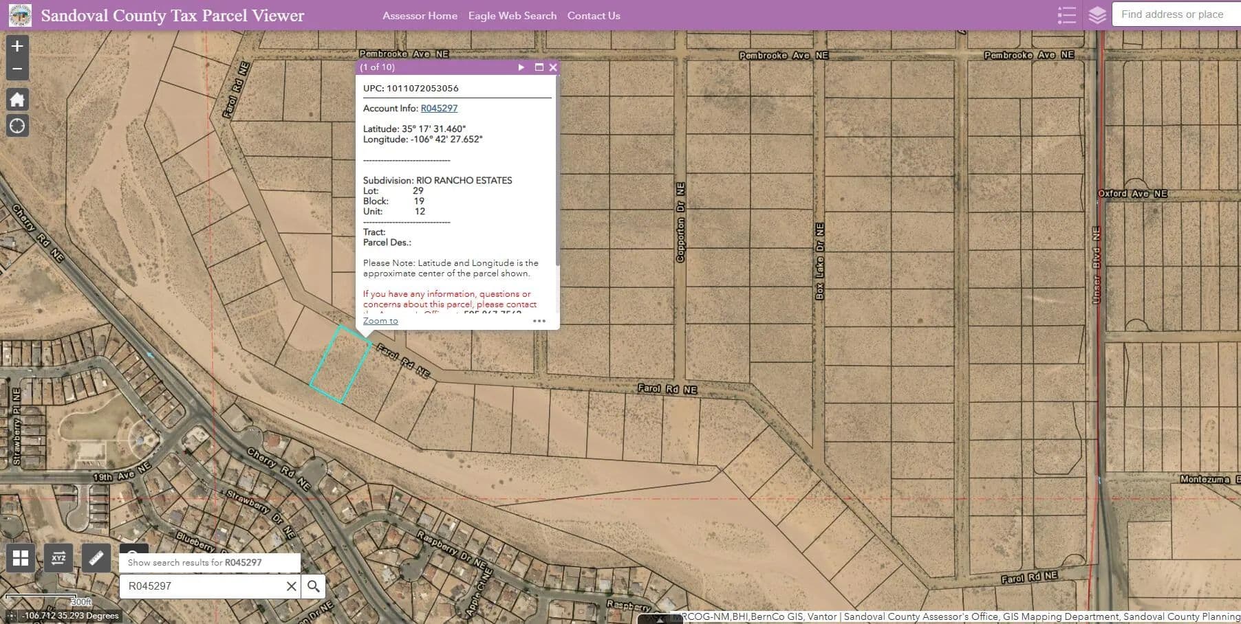 1 Acre of Land for Sale in Rio Rancho, New Mexico - Rio Rancho, New Mexico, 87144