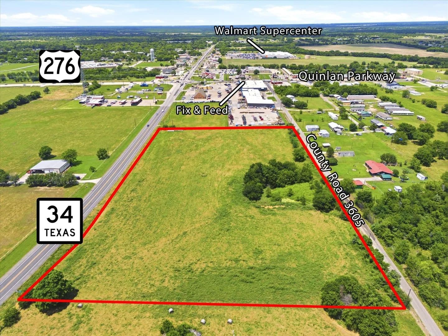 9.23 Acres of Land for Sale in Quinlan, Texas - Quinlan, Texas, 75474