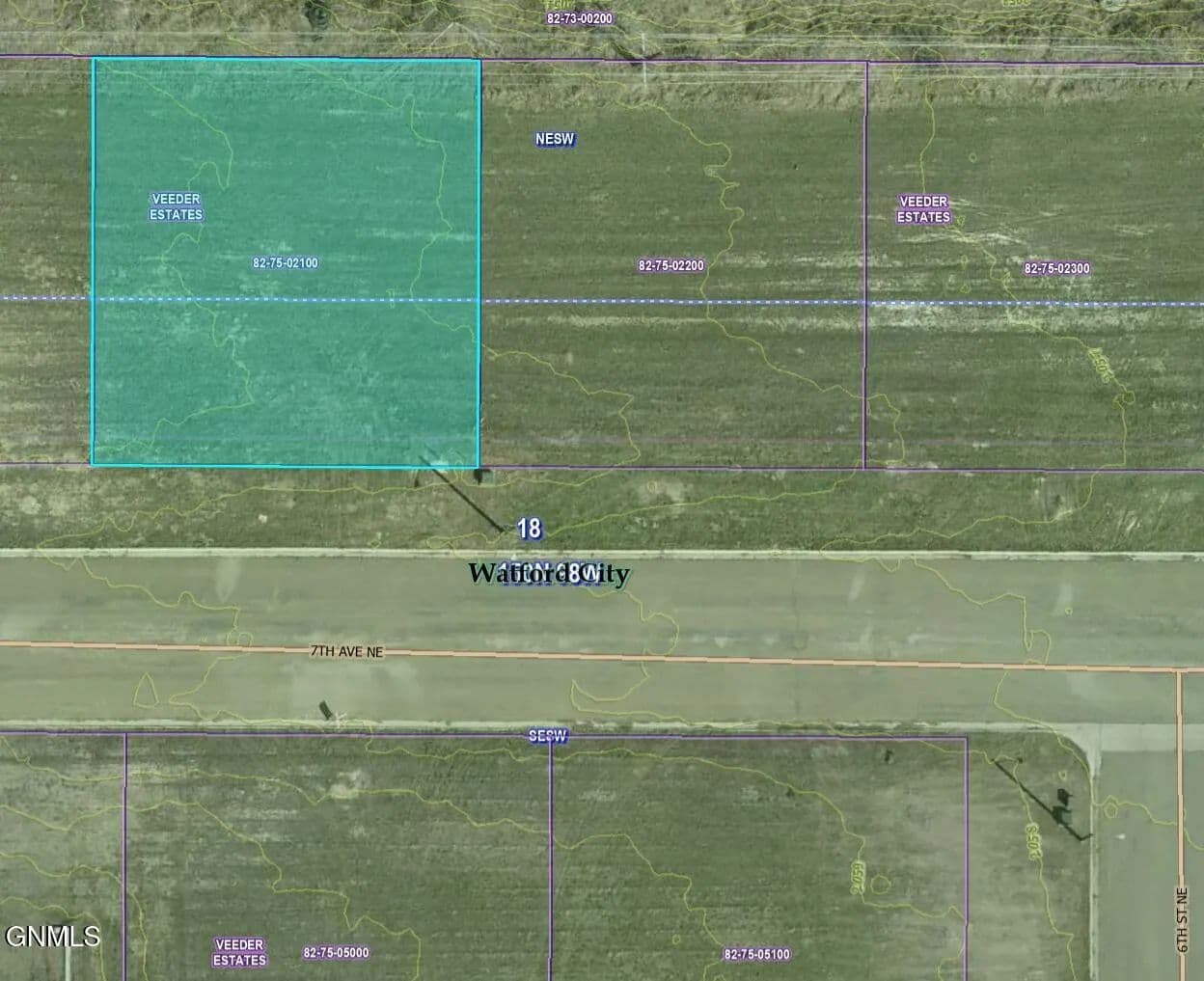 Property from Tbd 7th Avenue NE - KW - Watford City, North Dakota, 58854