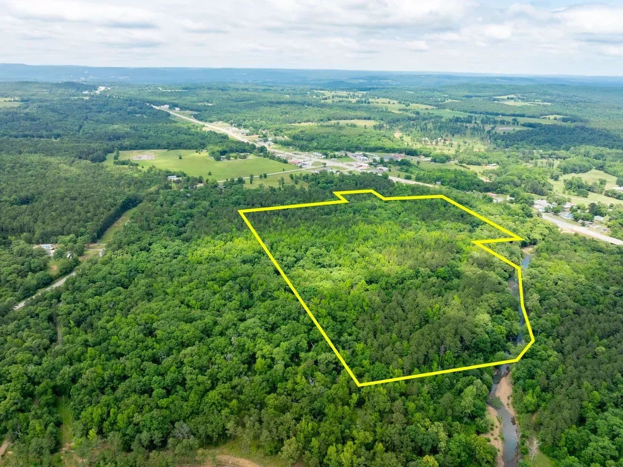 44 +/- Acres, No Restrictions, Wooded, Choctaw, AR - Creek Frontage - Choctaw, Arkansas, 72031