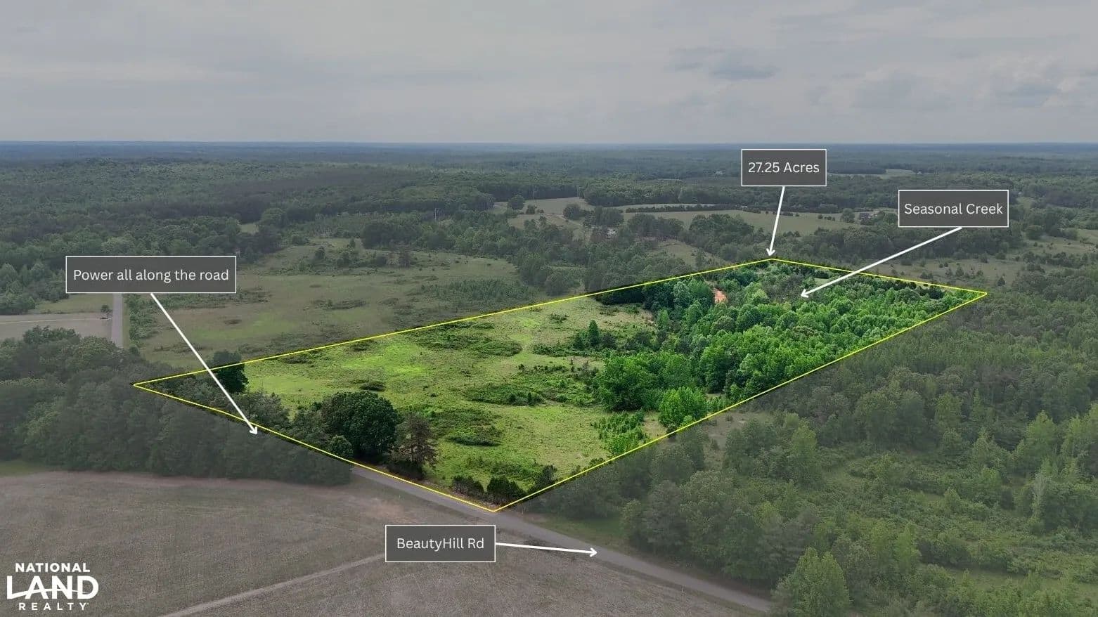 Beauty Hill Rd, Lot 4, 27.25 (+/-) Acres, Homesite/Rec - Bethel Springs, Tennessee, 38315