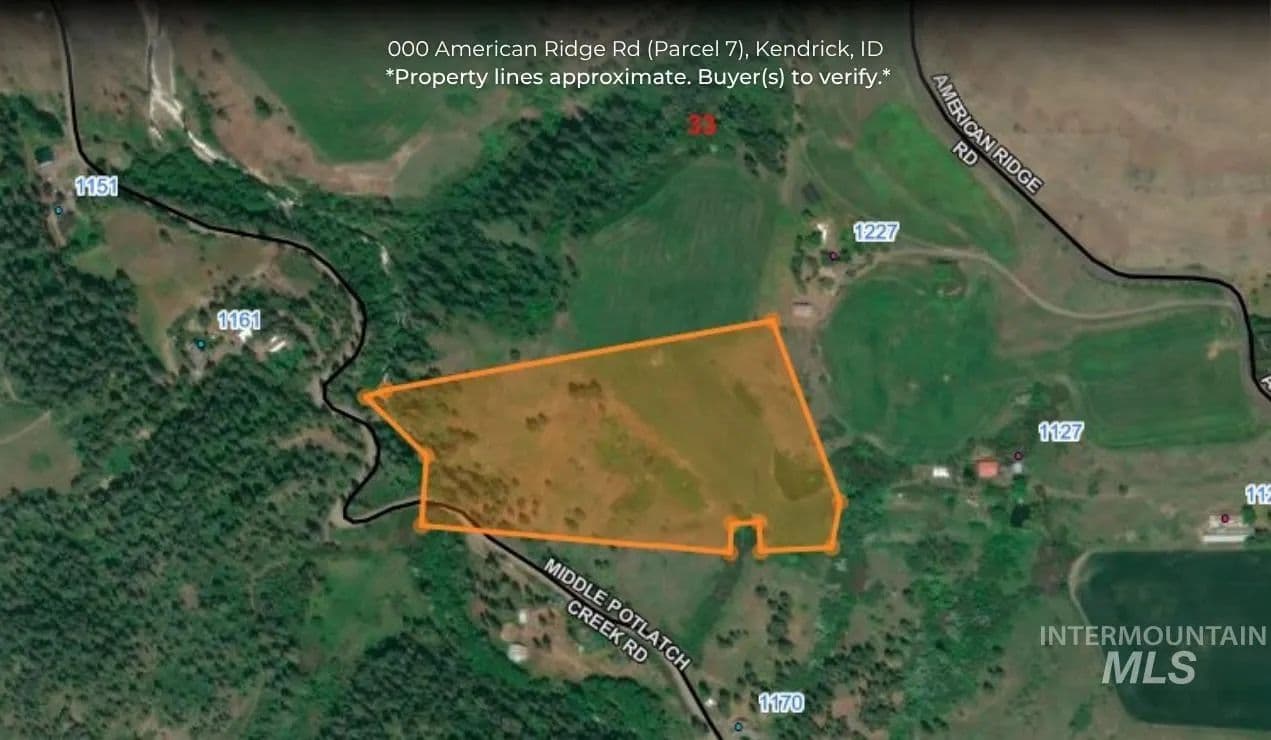Property from 000 American Ridge Rd (Parcel 7) - KW - Kendrick, Idaho, 83537