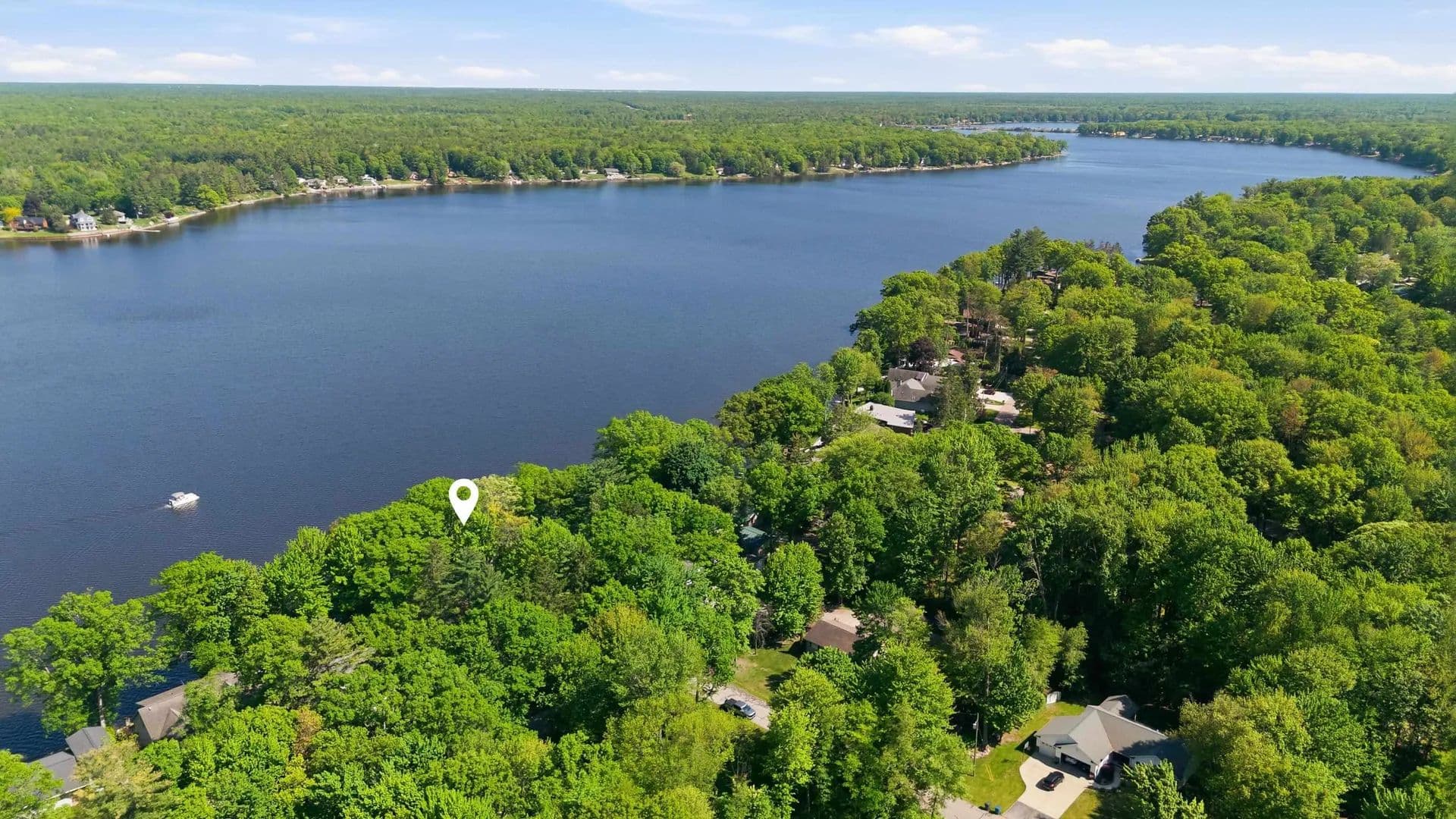 Property from 3340 N Lakeside - KW - Sanford, Michigan, 48657