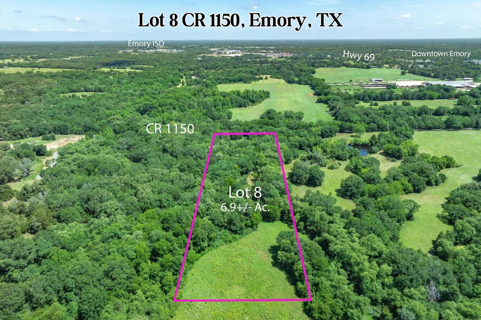 Lot 8 RS County Road 1150, Emory, Texas 75440 - land for sale