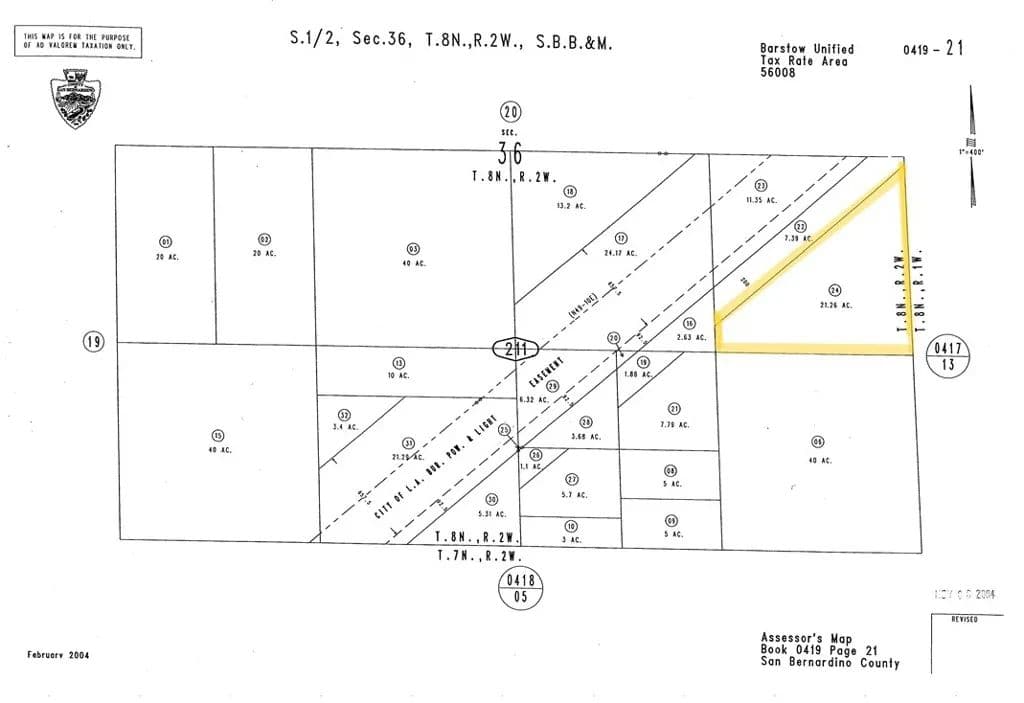 Vacant Land in Barstow - Barstow, California, 92311