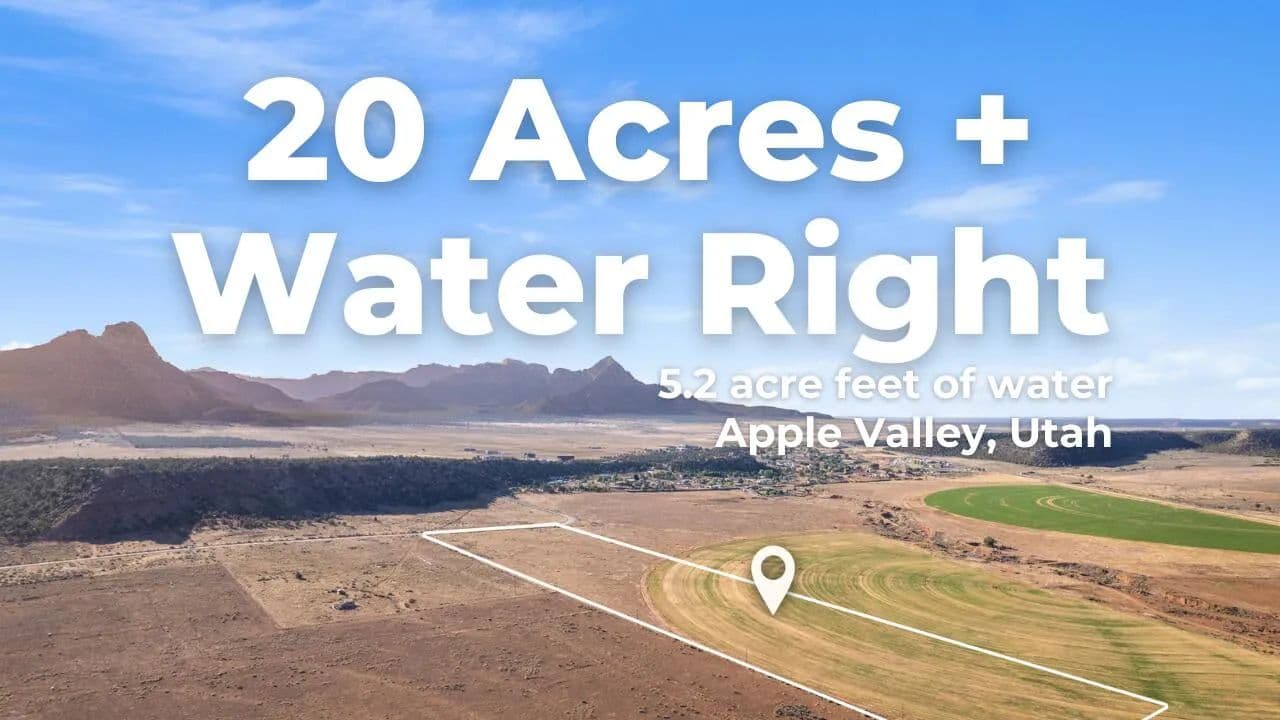 20 Acres of Land for Sale in Apple Valley, Utah - Apple Valley, Utah, 84737