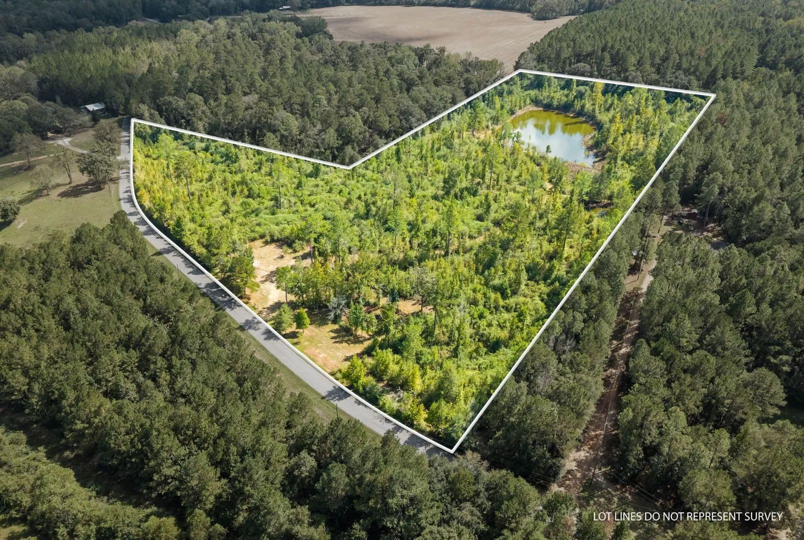 15.28 Surveyed Acres, 37 N. Mill Creek Road, Lamar County, MS (Sumrall Area) - land for sale