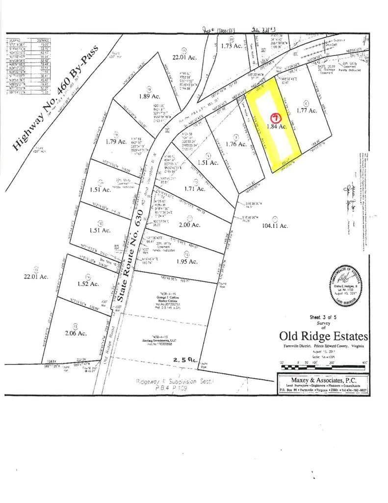 Property from Old Ridge Rd #7 - KW - Farmville, Virginia, 23901