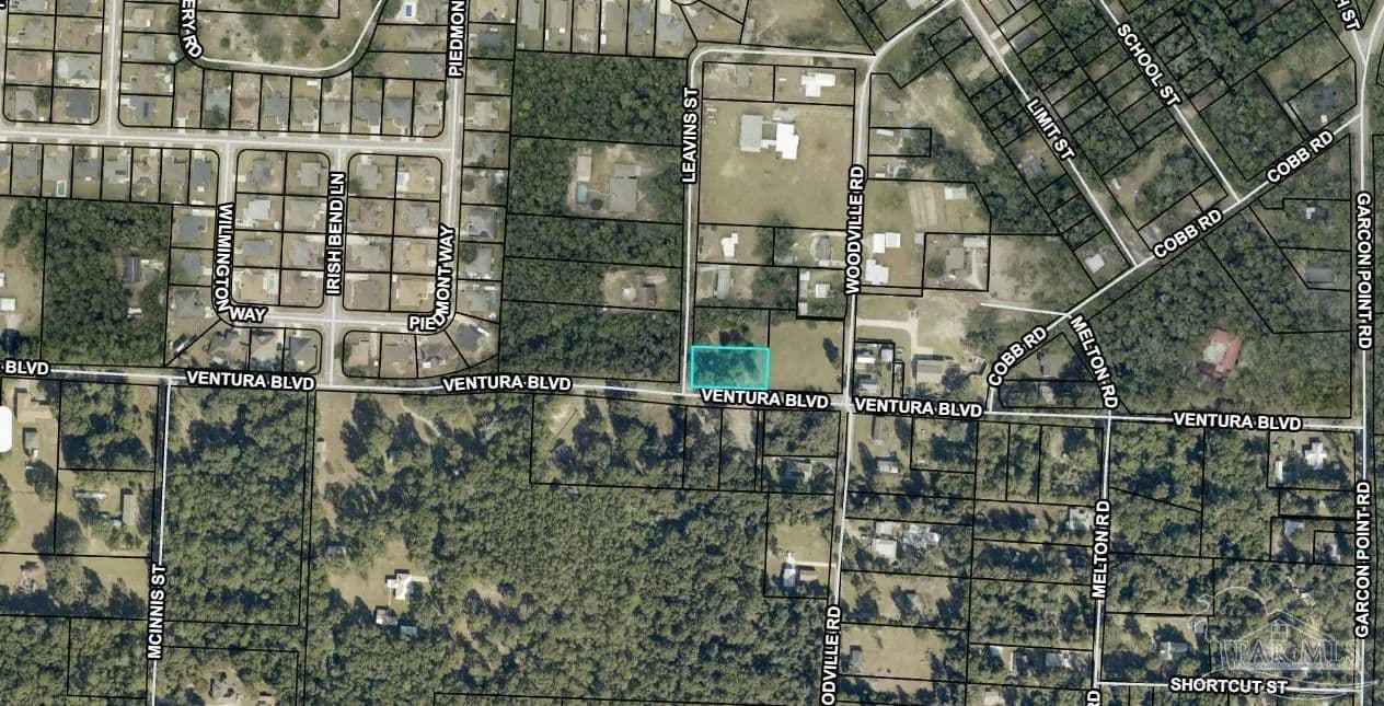 Property from TBD Leavins St - KW - Milton, Florida, 32583