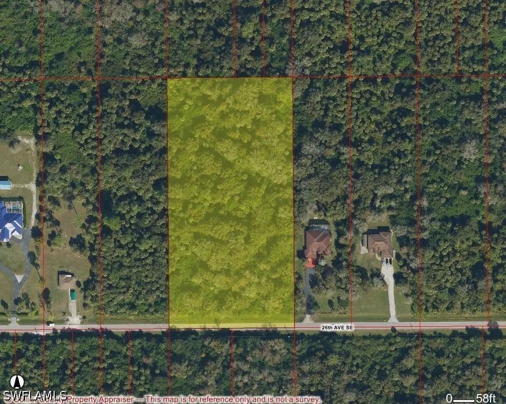 Property from 26TH Avenue SE - KW - Naples, Florida, 34117