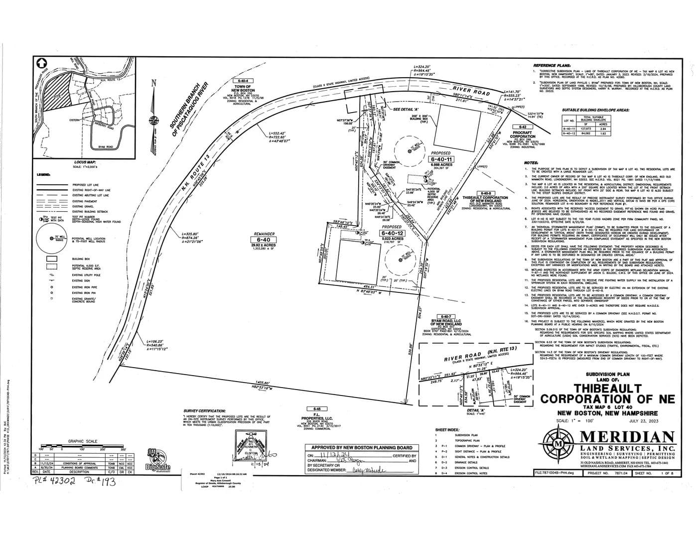 6.98 Acres of Land for Sale in New Boston, New Hampshire - New Boston, New Hampshire, 03070
