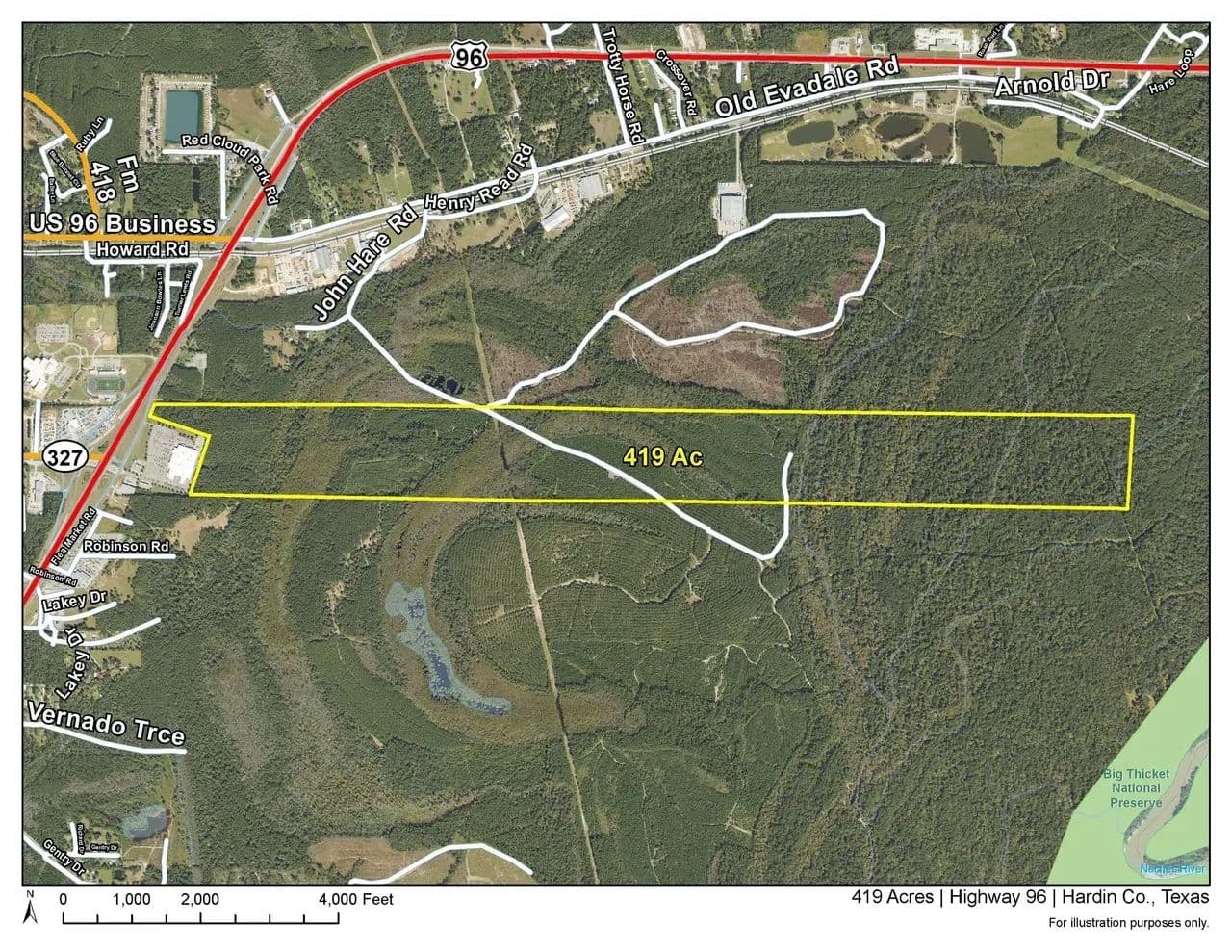 419 Acres | Highway 96 | 6617 - Silsbee, Texas, 77656