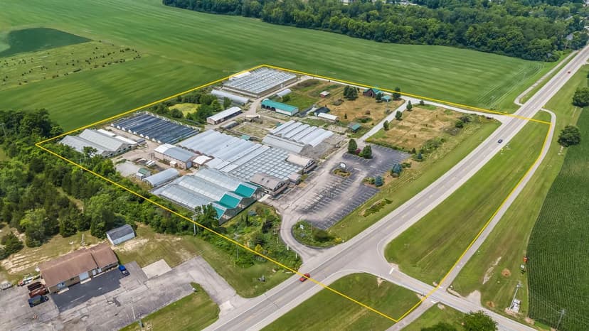 Greenhouse / Grow Facility on 15 Acres in New Carlisle Ohio Selling at Foreclosure Auction