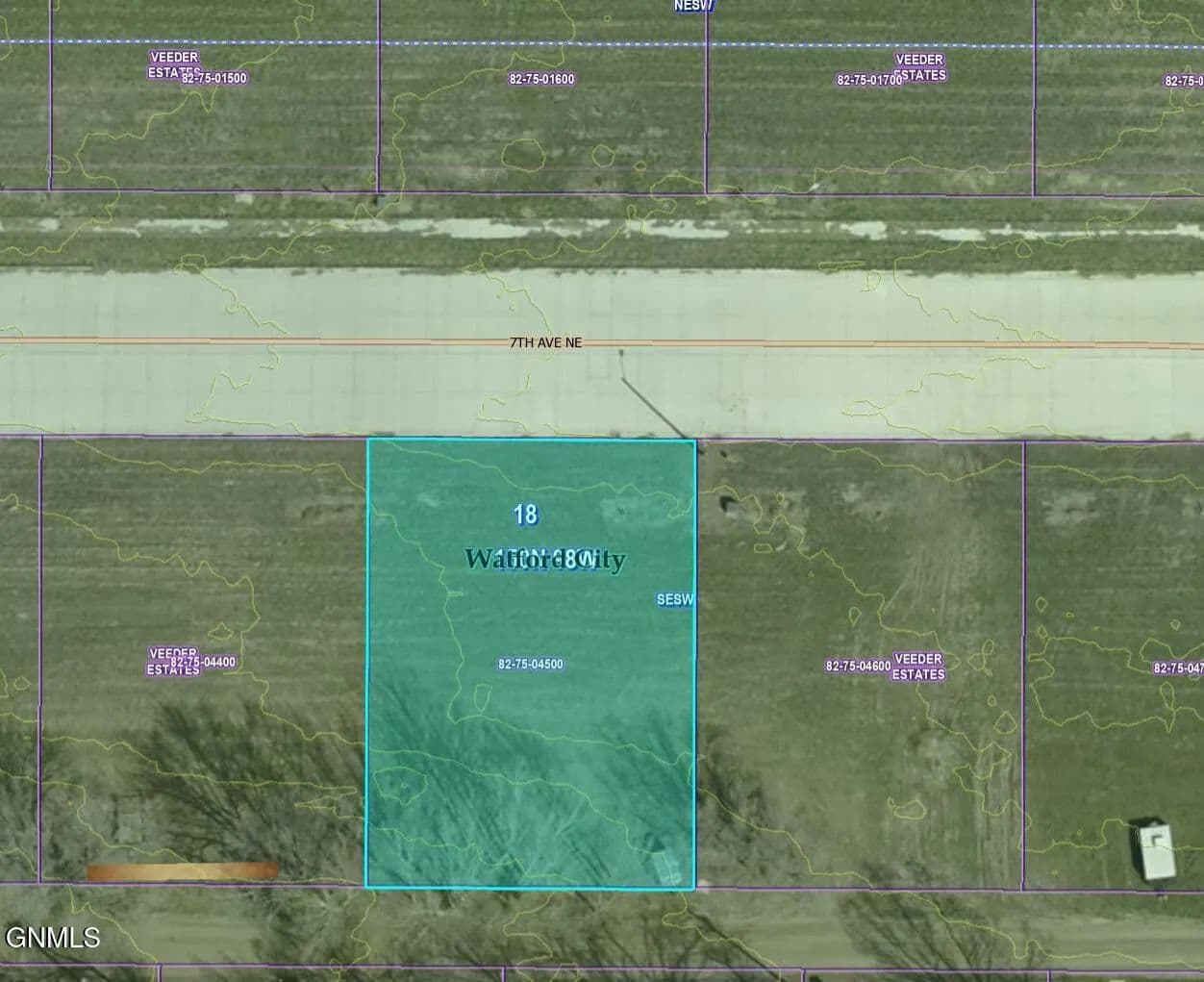Property from Tbd 7th Avenue NE - KW - Watford City, North Dakota, 58854