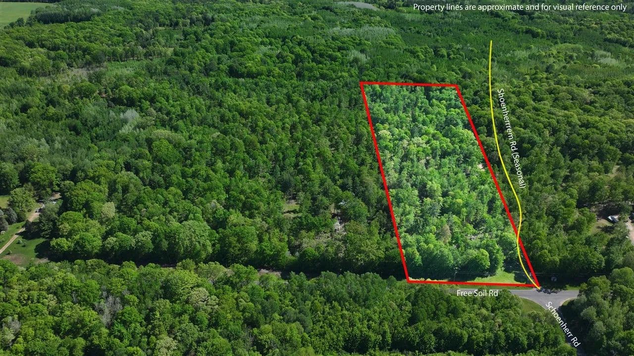 Property from Parcel 'A' E Free Soil - KW - Free Soil, Michigan, 49411
