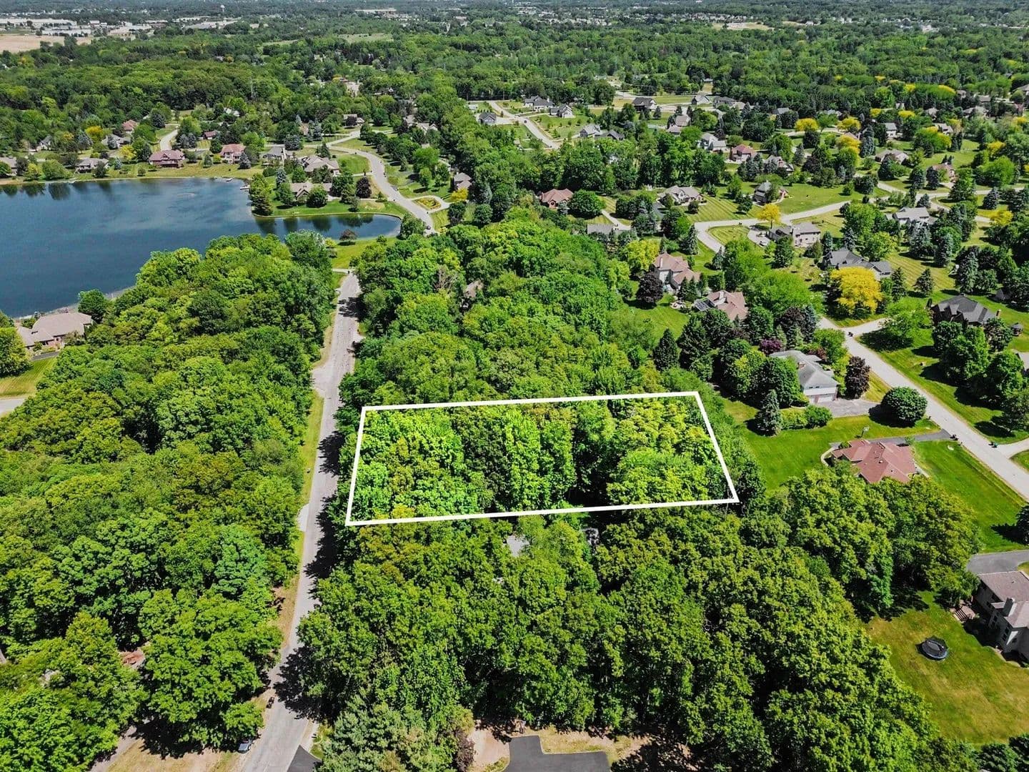 Property from 9425 Whispering Pines Drive - KW - Saline, Michigan, 48176