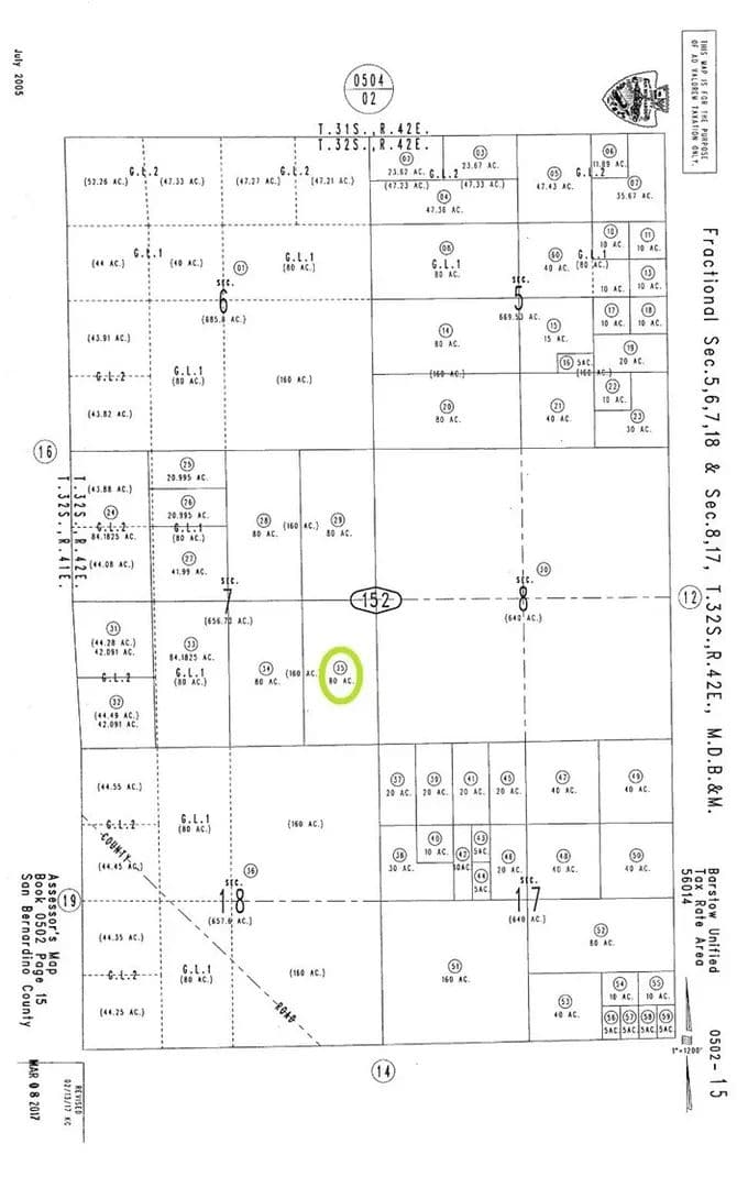 Vacant Land in Kramer Junction - Kramer Junction, California, 93516