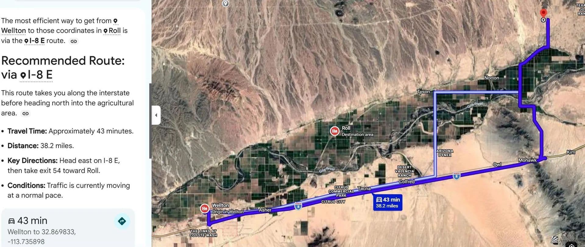 Property from 0000 Ave 53 E - KW - Roll, Arizona, 85347