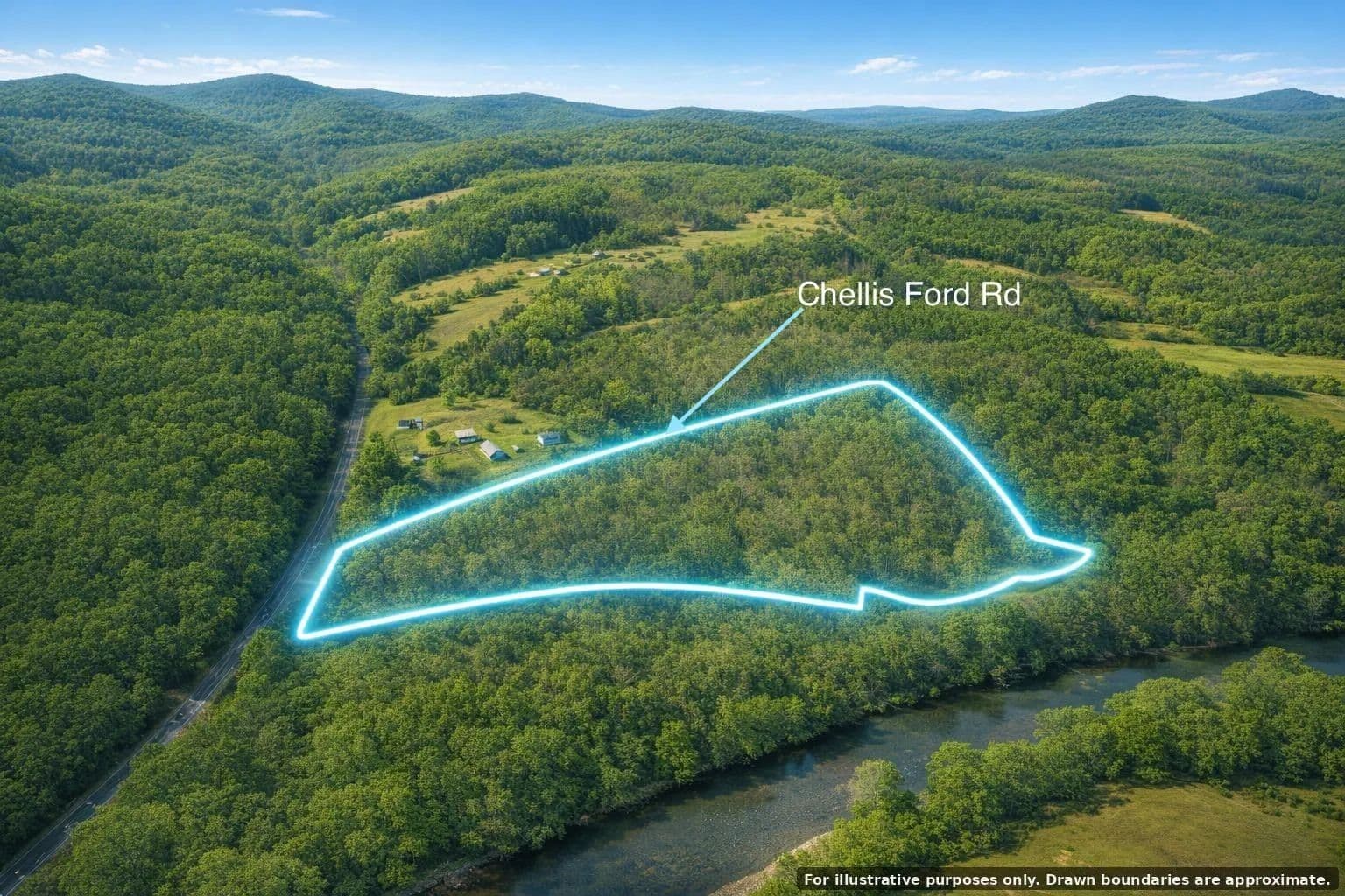 Property from 0 Chellis Ford RD - KW - Lynch Station, Virginia, 24571