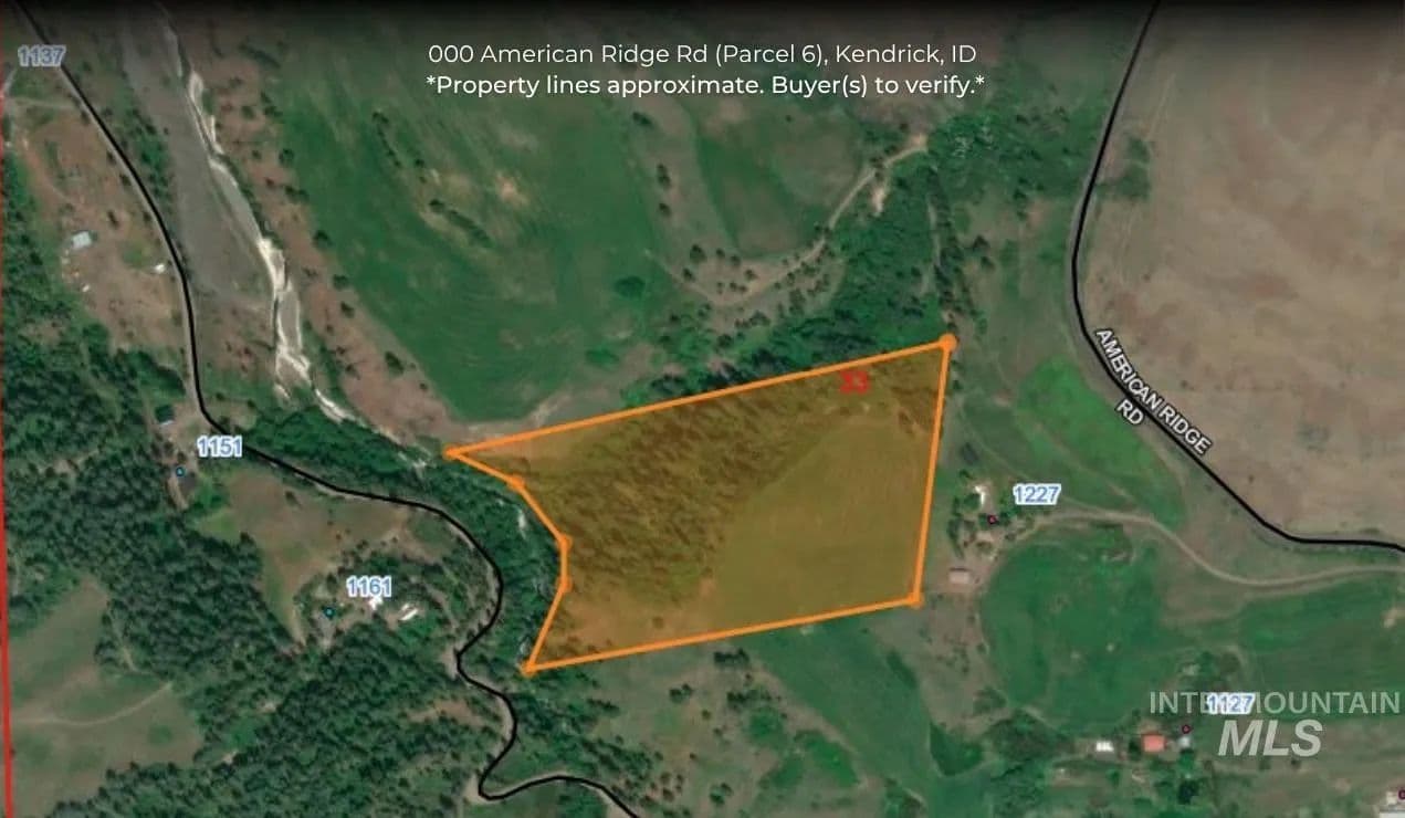 Property from 000 American Ridge Rd (Parcel 6) - KW - Kendrick, Idaho, 83537
