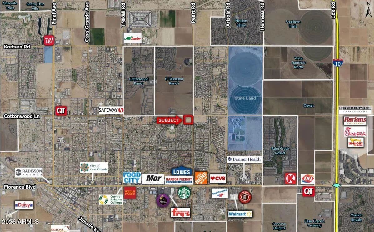 8.88 Acres of Land for Sale in Casa Grande, AZ - Casa Grande, Arizona, 85194