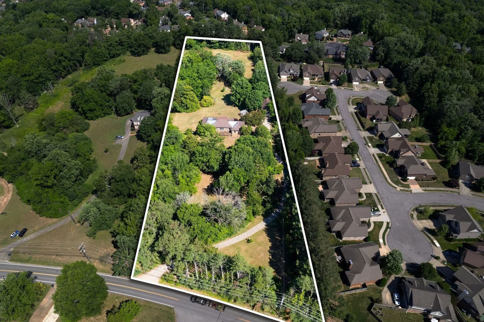5.1 Acres of Land for Sale in Hermitage, Tennessee - Hermitage, Tennessee, 37076