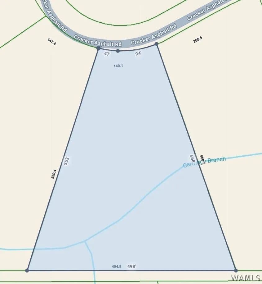 Property from 000 Cracker Asphalt Road - KW - Moundville, Alabama, 35474