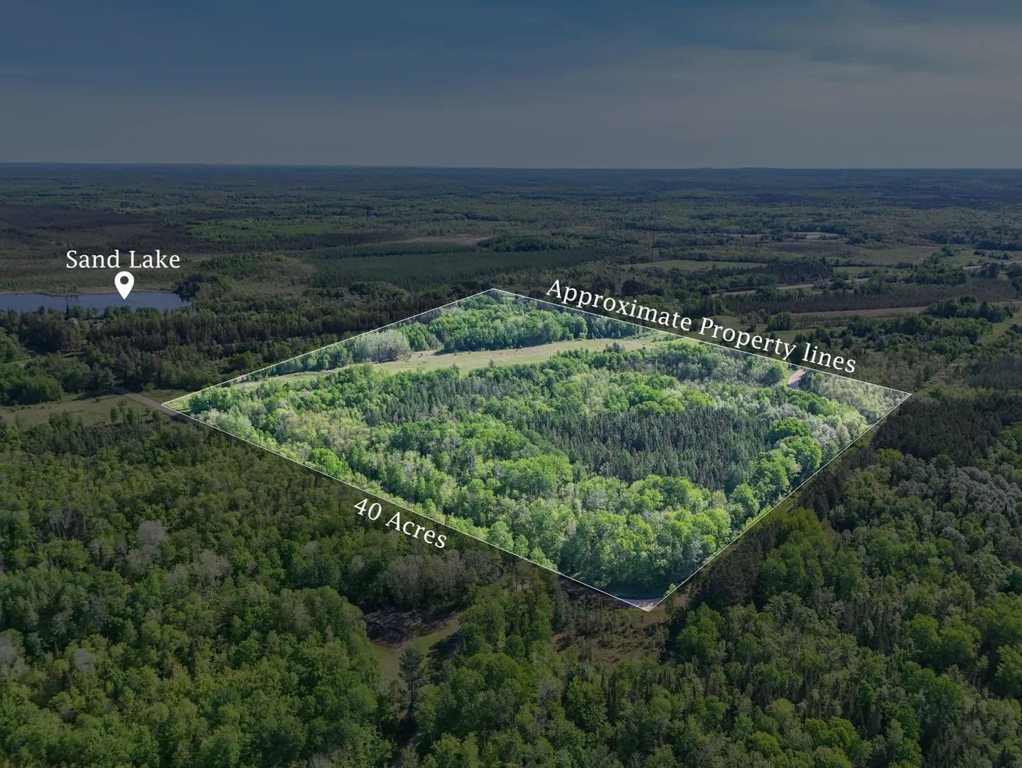 Property from TBD North Shallow Lake Route - KW - Warba, Minnesota, 55793