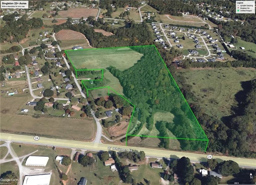 Property from TR 1-A, TR-2, TR-S Singleton Road - KW