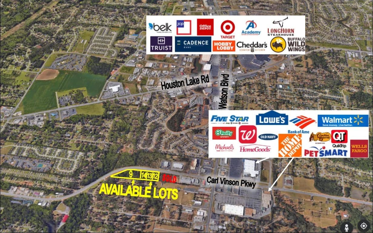 Vacant Land (0-10 Acres) in Warner Robins - Warner Robins, Georgia, 31088
