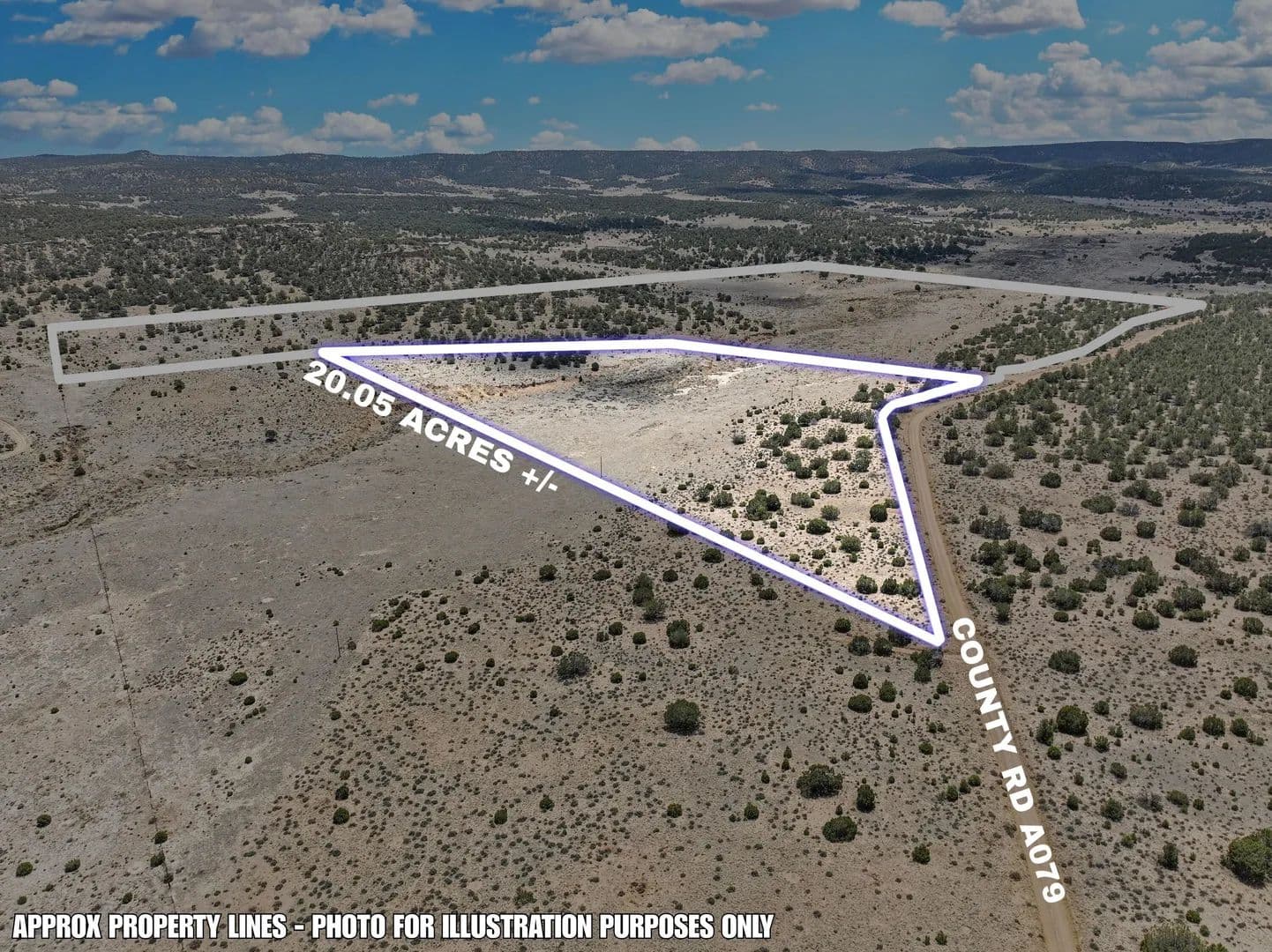 Property from Lot 2 Slurry Rd Road - KW - Pie Town, New Mexico, 87827