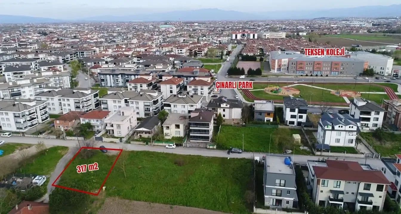 Emre Metin'den Ruhsatı Hazır Satılık 317 M² İmarlı Arsa - land for sale