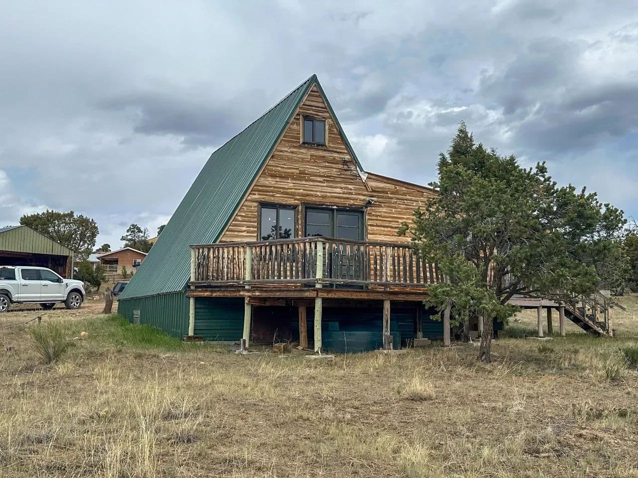 15 Jaquez Rd La Jara - A Frame cabin with Public land access - La Jara, New Mexico, 87027