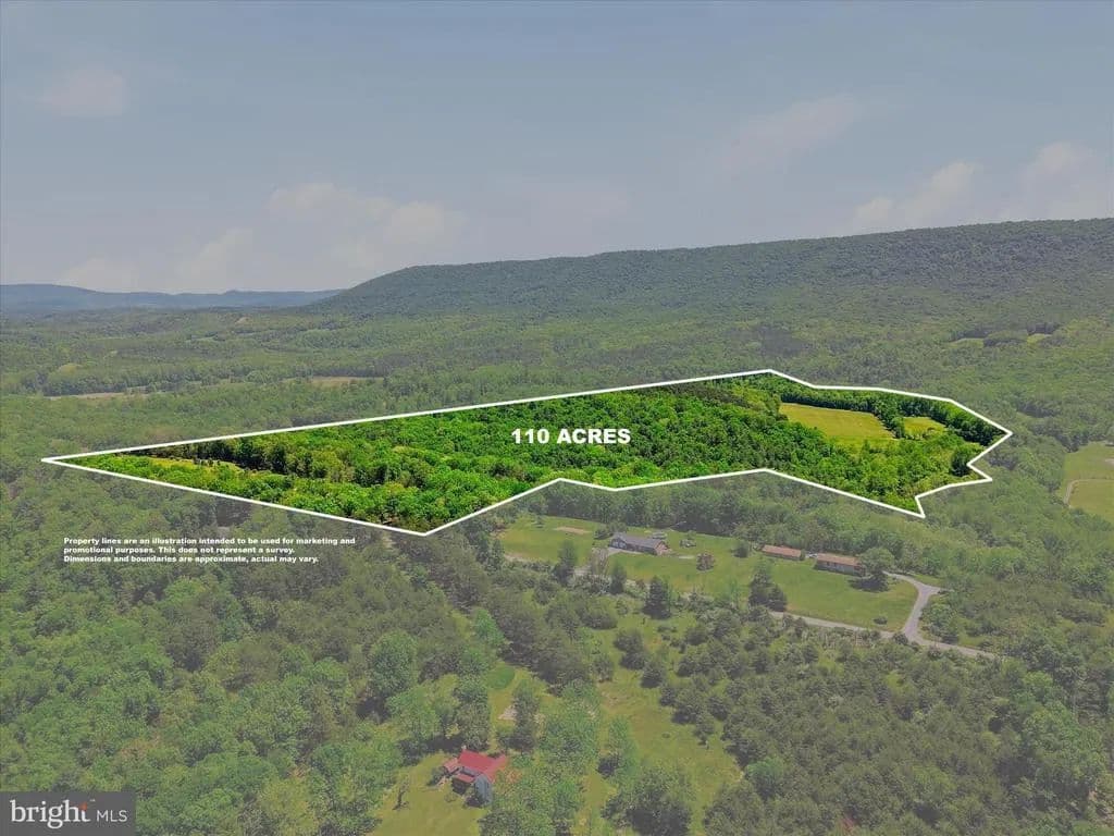 109.15 Acres of Land for Sale in Berkeley Springs, West Virginia - Berkeley Springs, West Virginia, 25411